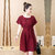 Westrobe Women Maroon Plain Western Dress