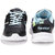 Lotto Portlane Subli Black  Sky Blue Running Sport Shoes With Gym Bag AR4784-040