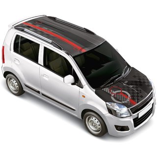 Buy Autographix Maruti WagonR Car Bonnet Wrap - Roof Wrap Combo ...