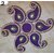 Designer Floating Rangoli (Purple) For Diwali/Gifting/Pooja