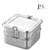 JVL Double Layered Square Lunch Box
