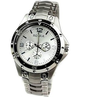 Rosra Round Stylish Analog Metal Black Browan Watch Model No-R156176
