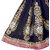 Immaculate Pink Patch Border Work  Georgette Saree