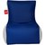 Biggie Comfy Bean chair BLUE WHITE  XXL Size Filled with Beans