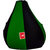 Biggie Bean Bag BLACK PARROT GREEN XXL Size Without Fillers - Cover Only