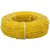 Kundan cable electrical wire 1 sq mm, 90 meter roll, yellow color