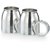 Jvl Stainless Steel Pot Canister 2 Pcs