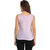 Miss Chase Women's Purple Round Neck Sleeveless Basic Solid/Plain Top