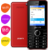 ZEN Z10 Sleek Mobile Phones, Black + Red Color, Ultra Slim