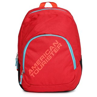 american tourister aero red laptop backpack Buy Polyester 32 Ltrs (AMT Laptop BKPK 02-RED) at this bag will keep you prepared for whatever life throws your way Buy AMERICAN TOURISTER Unisex Red