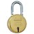 Link Padlock 50mm Round Brass