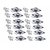 Smart Shophar Multipurpose Locks 12 Pc Queen Zinc 30 mm Silver