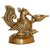 Smart Shophar Vintage Look Brass Statue Of Peacock Diya 4 Inches