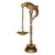 Smart Shophar Brass Diya/Deepak With Sitting Peacock 11.5 Inches