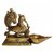Smart Shophar Brass Diya/Deepak With Standing Peacock 6 Inches Kitchen & Home