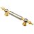 Smart Shophar Brass Pipe Handle 10 Inches Gold Silver Finish Angel