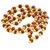 kumkum Rudraksha Mala With Gold Plated Cap - Rudraksha Mala For Jaap