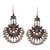 Minha Oxidised Multicolor Alloy Chandbali for Women
