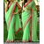 Leeps Prints Multicolored Georgette Embroidery And Mirror Work Saree With Blouse.