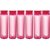 Cello H2O Pink 1 LTR Fridge Bottle Set of 6 1000 ml Bottle  (Pack of 6, Pink)