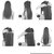 D DIVINE Daark Black Hair Extension For Women and Girls