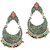 Aarsh Traditional Gold Alloy Jhumki Earrings For Women and girl