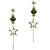 Aarsh Traditional Gold Alloy Jhumki Earrings For Women and girl