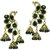 Aarsh Traditional Gold Alloy Jhumki Earrings For Women and girl