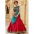 Red Embrioderywork Banglory Silk Bollywood Style Lehenga Choli With Blouse(red roza)