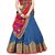 Blue Embrodiary Work Banglory Silk Bollywood Style Lehenga Choli With Blouse( blue roza)
