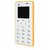 CARD PHONE - World Smallest Phone , Ultra Slim ATM Card Size Phone - SLIM and Sleek - Tecoze X6 - YELLOW COLOUR