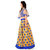 Dwarkesh fashion banglore silk blue lehenga choli(fenta blue)