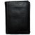 Solitario Leather Black Formal Wallet For Men