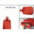 Large Plain Non-electrical 1.5 L Hot Water Bag(Red)
