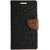 Quickie Fashion Flip Cover For Micromax Canvas Spark 2 Q334 - Black Brown