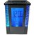 Care 4 &trade; Elegant Square Shape Pen Holder With Digital LCD Alarm Clock & Colour Changing Bubble LED Ligh (Colours As Per Availability)