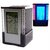 Care 4 &trade; Elegant Square Shape Pen Holder With Digital LCD Alarm Clock & Colour Changing Bubble LED Ligh (Colours As Per Availability)