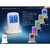 Care 4 &trade; Digital LCD Color Changing Table Clock
