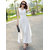 Westchic White Plain A Line Dress For Women