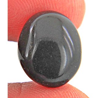Black Onyx Certified Natural Gemstone 6.52 Carat/ 7.24 Ratti