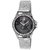 Dk Round Dial Silver Metal Strap Analog Watch For Women
