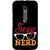 Moto G3 Case, Moto G Turbo Case, Sexy Nerd Black Slim Fit Hard Case Cover/Back Cover for Moto G 3rd Gen/Motorola Moto G3