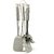 Bartan Shopee Stainless Steel Kitchen set (5 pieces set with stand)