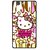 Snooky Printed Cute Kitty Mobile Back Cover For Xolo A500s - Multi