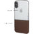 Stuffcool Demi Soft  PU Leather Back Case Cover for iPhone X - Coffee