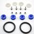 Amazing Blue Aluminium Alloy Bumper Quick Release Fastener Kit