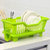 Kitchen Plastic Draining Tray Dish Drainer Drying Rack Tray Sink Holder Basket
