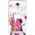 Snooky Printed Butterfly Mobile Back Cover of Lava Iris Fuel F1 - Multicolour