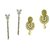 Aarsh Traditional Gold Alloy Jhumki Earrings For Women and girl