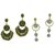 Aarsh Traditional Gold Alloy Jhumki Earrings For Women and girl